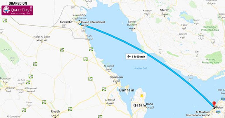 Kuwait Dubai flight is most congested route in Mideast