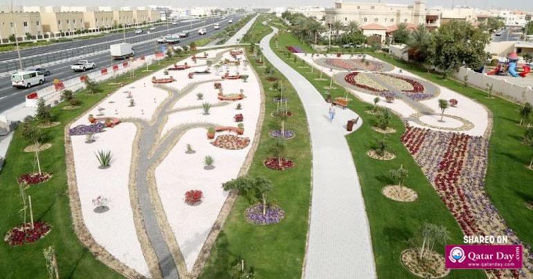 ‘Ashghal’ launched Linear park near Qatar Charity