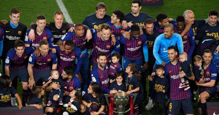 Messi strikes as Barcelona lifts eighth La Liga title in 11 years