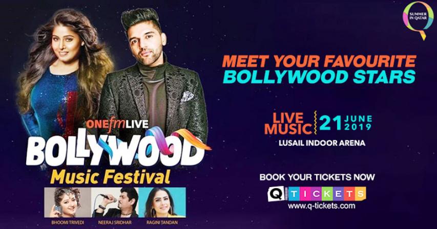 Gain access to your Favourite Bollywood Stars Performing at Onefm Live Bollywood Music Festival.