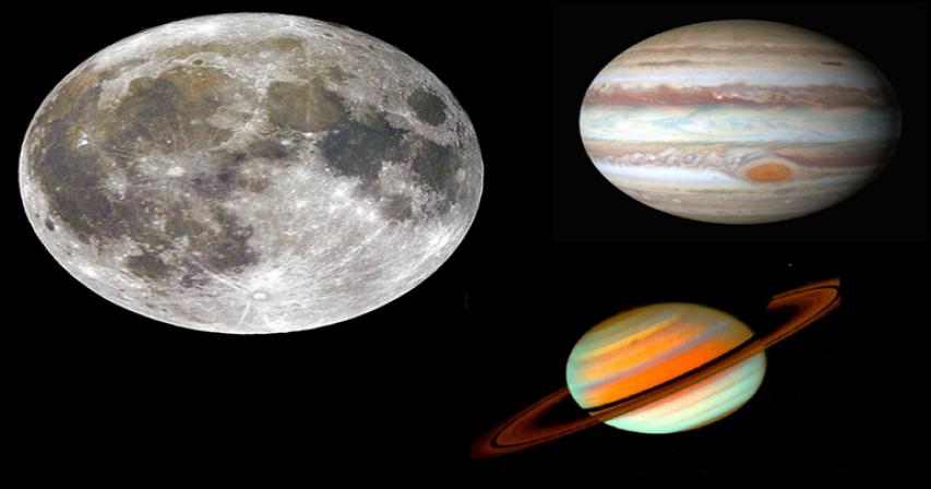Jupiter and Saturn to approach Moon over Qatar sky

