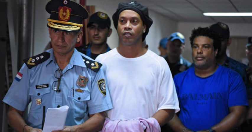 Ronaldinho Moved from Jail to House Arrest In Fake Passport Case