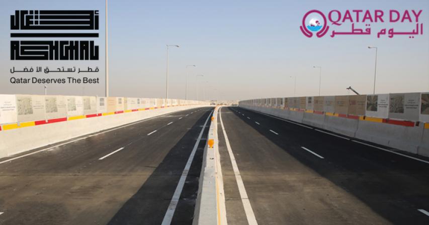 Ashghal partially opens New Bridge along Sabah Al Ahmad Corridor at Bu Hamour