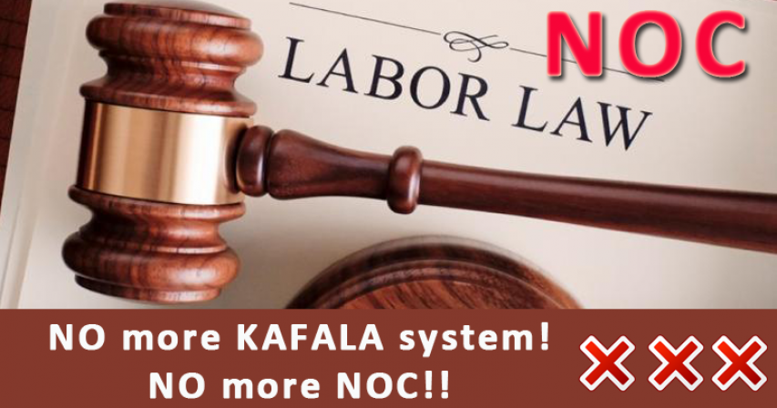NO more KAFALA system! NO more NOC!! 