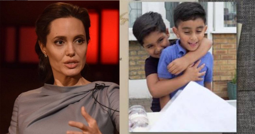 Angelina Jolie donates to boys' lemonade stand for Yemen
