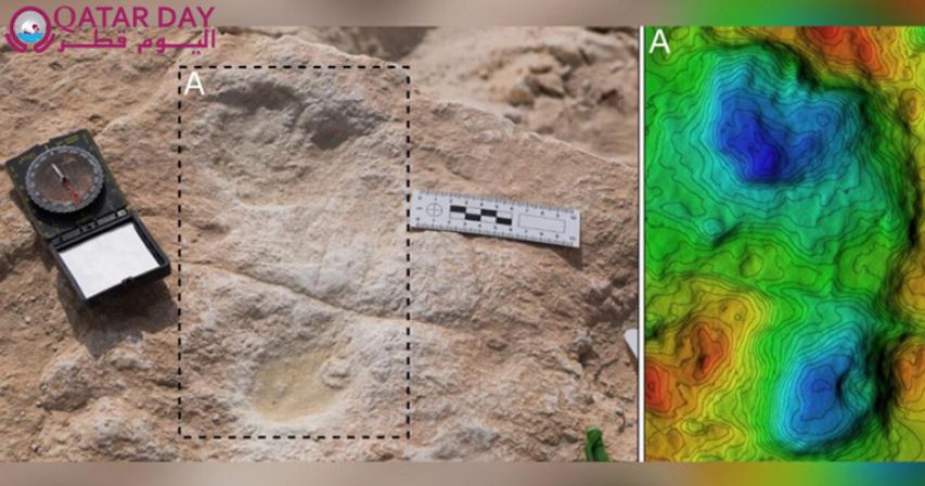 120,000-year-old footprints found in Saudi Arabia
