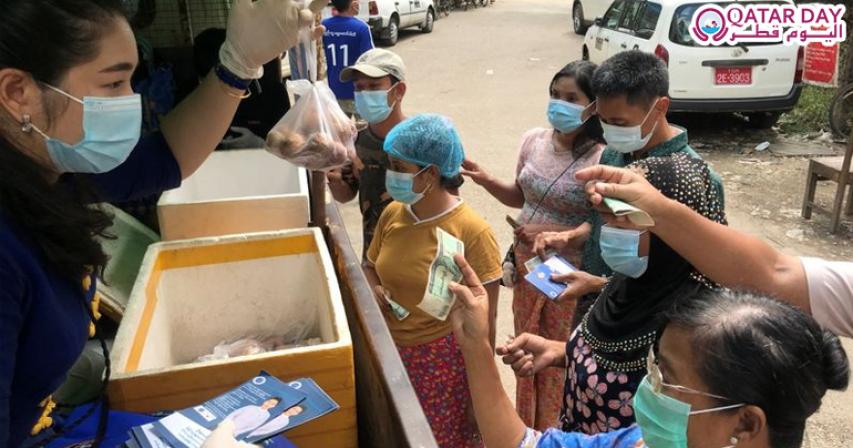 New Myanmar political party woos voters with grocery truck