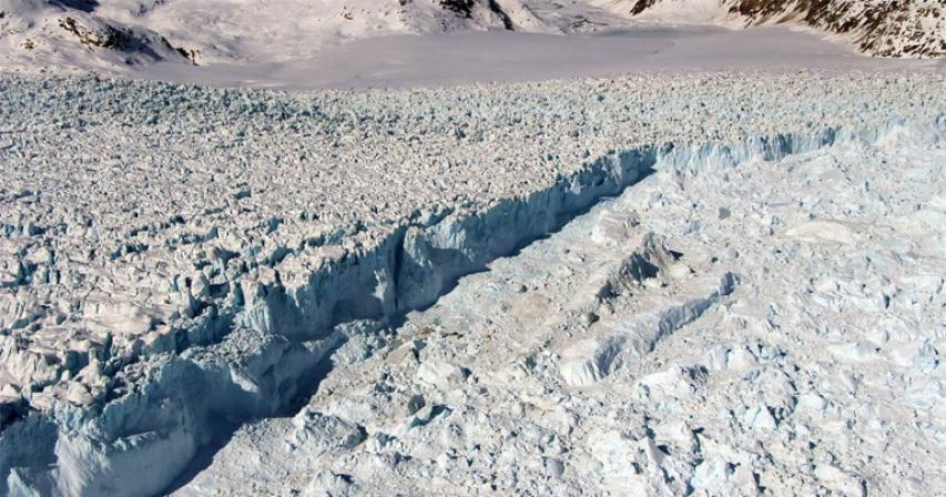 Greenland ice sheet melting