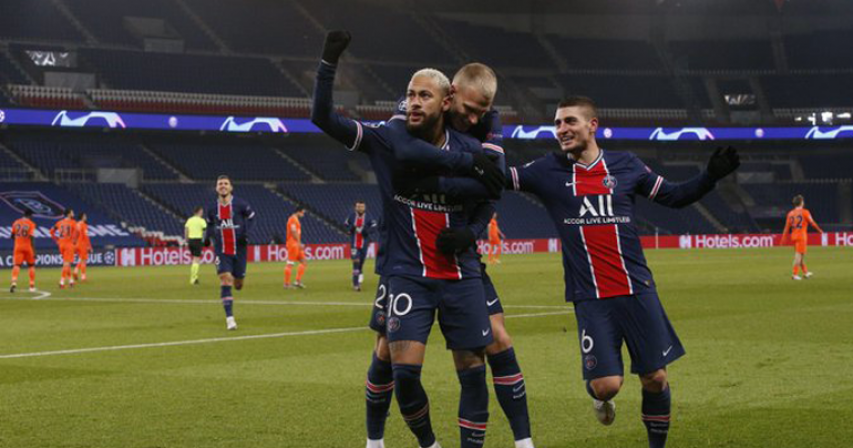 Neymar scores hat-trick as PSG win game suspended after racism walkout