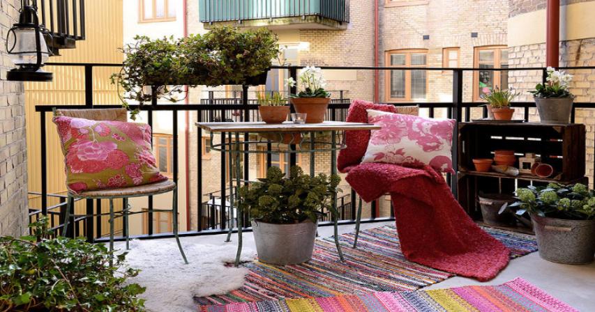 Follow these 5 budget-friendly ways to decorate a small balcony and make it look vibrant and colourful