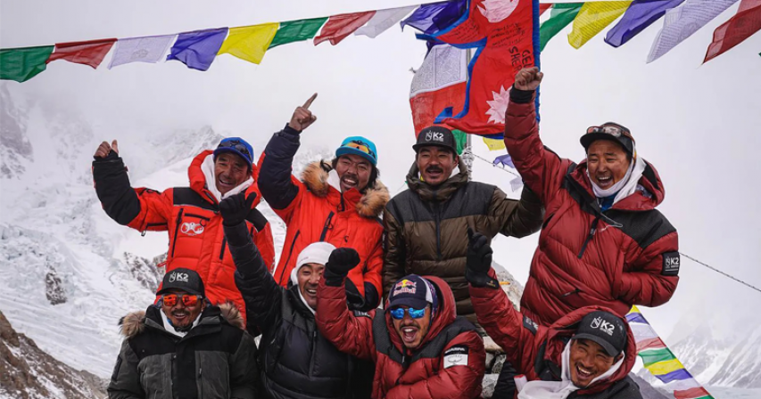 Nepali team first to top K2, world’s 2nd tallest peak, in winter