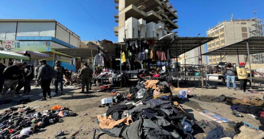 Twin suicide bombings in central Baghdad kill 28