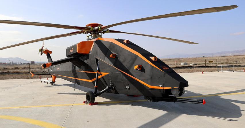 Turkey’s unmanned attack helicopter exhibited for first time
