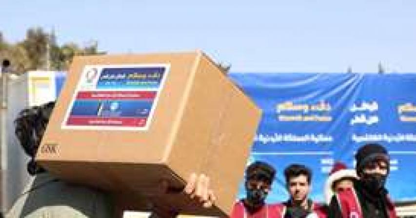QC launches its third phase of Qatar Relief Convoys in Lebanon