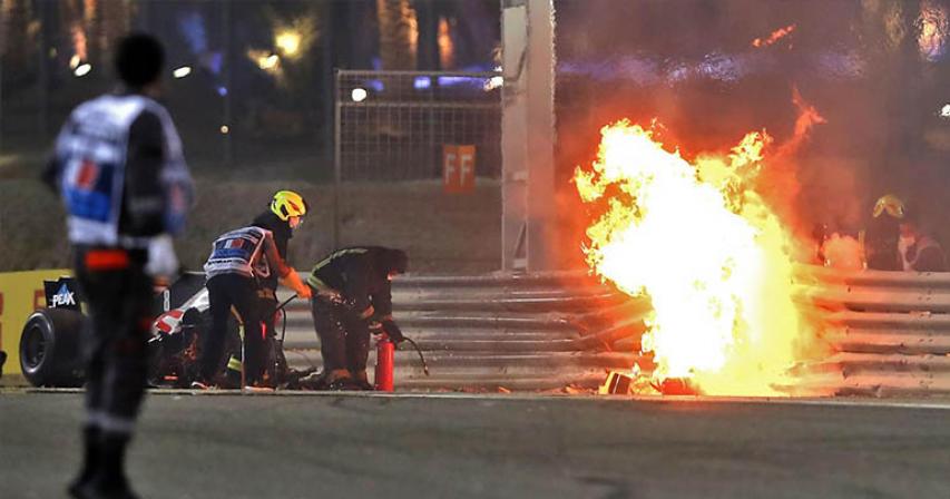 Romain Grosjean suffered 67G in fiery Bahrain GP crash - report