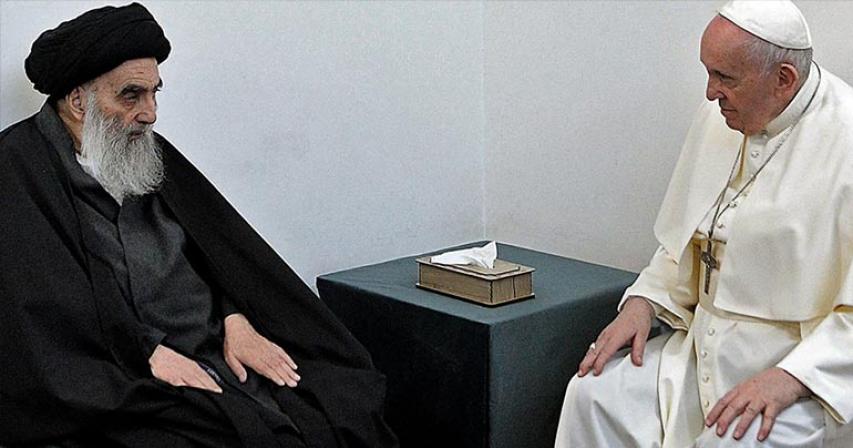 Pope Francis meets top Iraq Shiite cleric Sistani in interfaith milestone