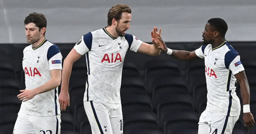 Tottenham 2-0 Dinamo Zagreb: Harry Kane double helps Spurs take control of Europa League last 16 tie