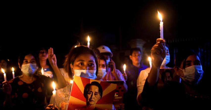Two killed in protests in Myanmar as U.S. and allies vow to restore democracy