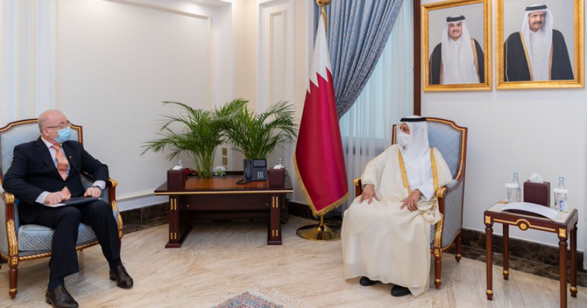 Speaker of Shura Council Receives Message from President of Albanian Parliament, Meets Number of Ambassadors