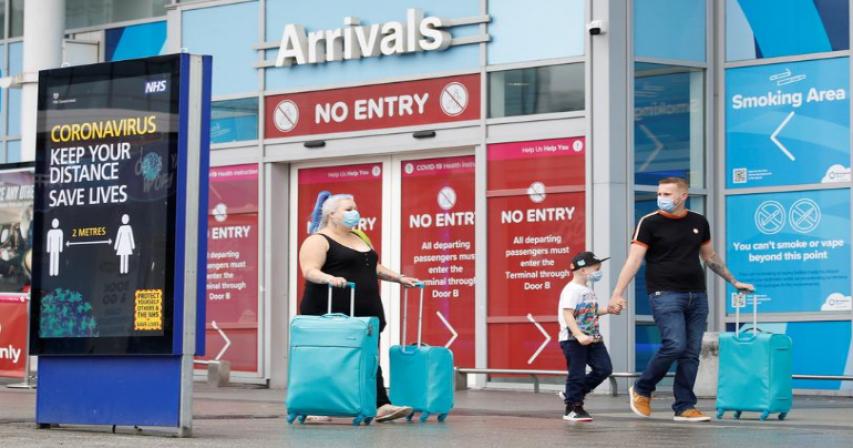 Covid - £5,000 fine for people going on holiday abroad