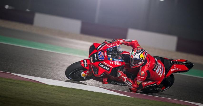 Miller leads Ducati triple charge in Doha MotoGP practice
