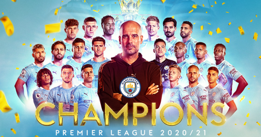 Man City crowned 2020-21 Premier League champions
