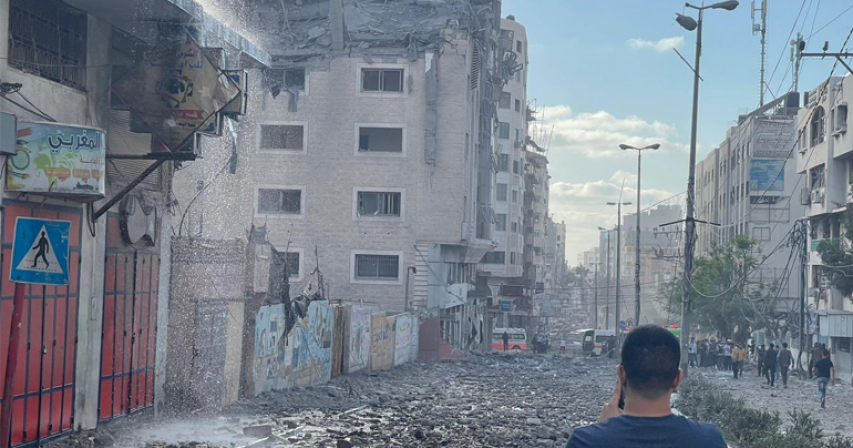 Qatar Red Crescent Society's headquarters hit by Israeli strike