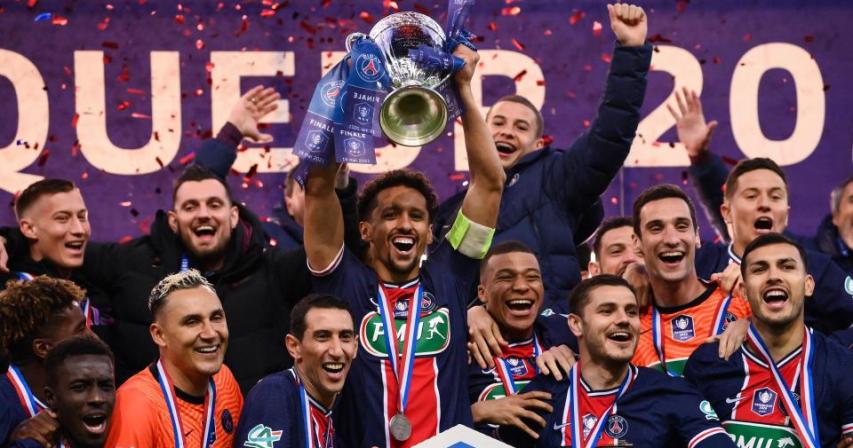 Paris Saint-Germain win French Cup in domestic double bid