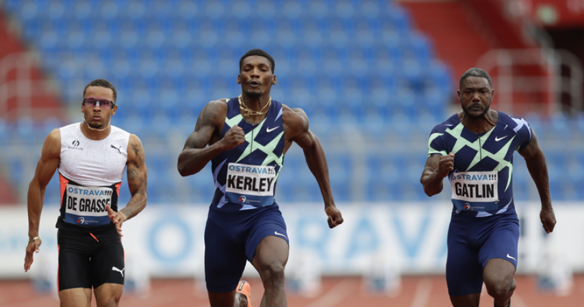 Kerley underlines his 100m credentials