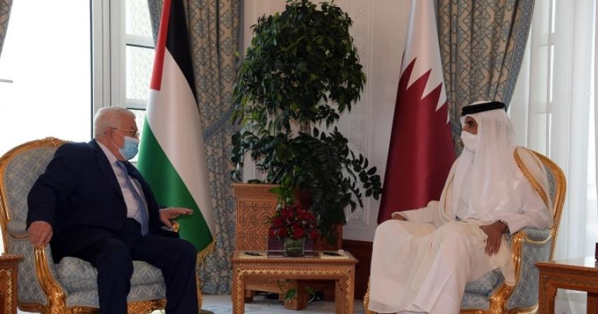 Abbas thanks Qatar Amir, Qatar for support to Palestinian people