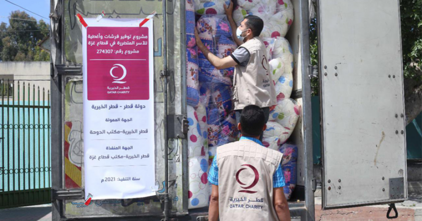 Qatar Charity Continues to Carry out Relief Projects for the Affected in Gaza
