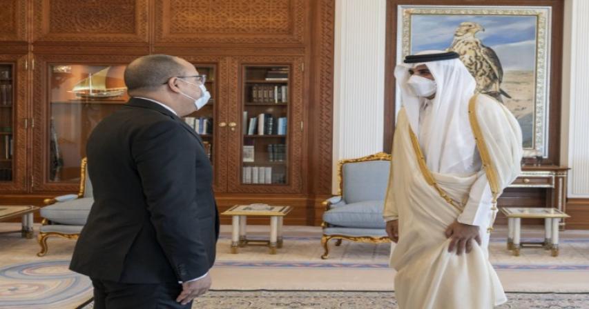 HH the Amir receives PM of Tunisia
