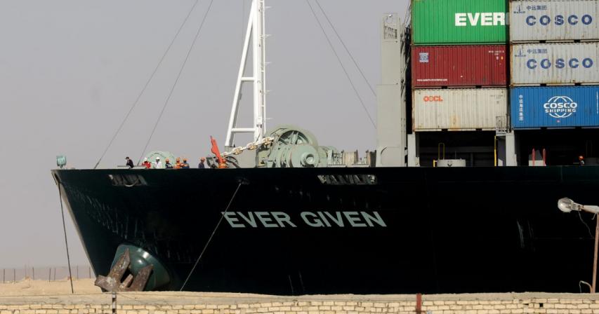 Suez Canal controlled speed of ship before it blocked waterway, insurer says 