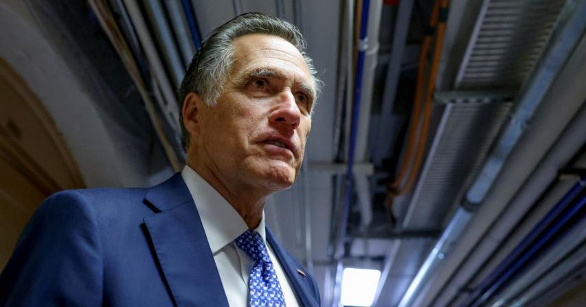 Republican U.S. Senator Romney says bipartisan infrastructure plan would not raise taxes