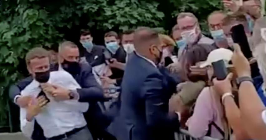 Man held over Macron slap was medieval swordsmanship fan