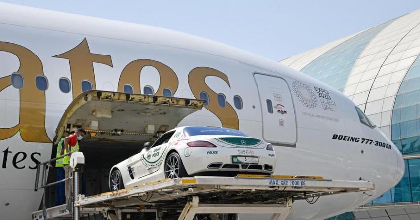Dubai Police supercar flown to Italy for Thousand Miles classic car race