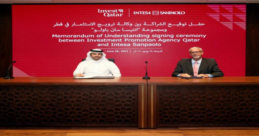 IPA Qatar, Intesa Sanpaolo Sign Framework Agreement for Middle East Business Expansion