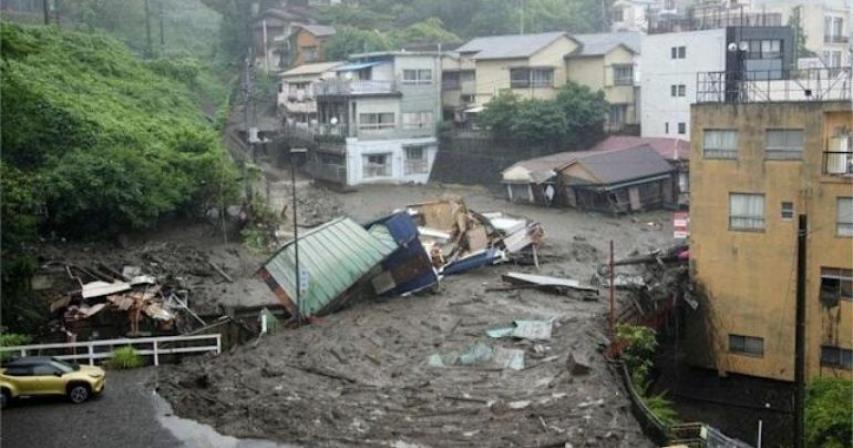 Japan landslide: 20 people missing in Atami city