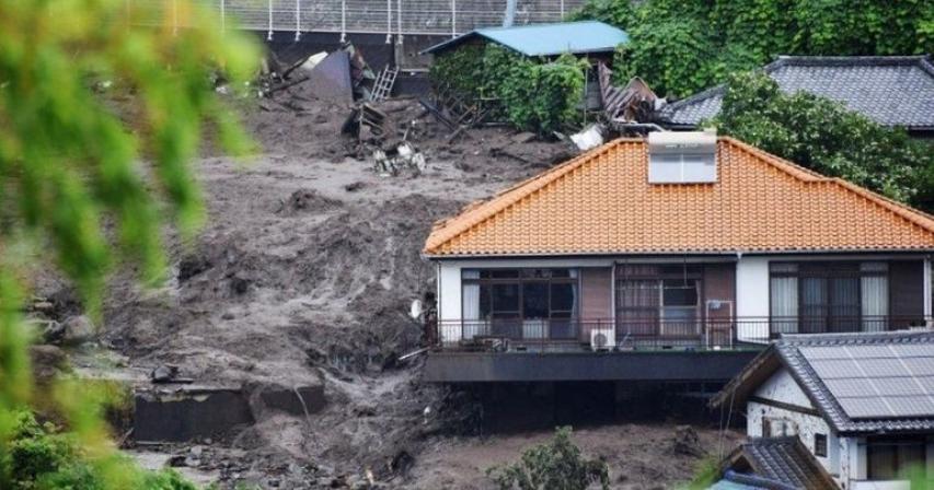 Japan landslide: Elderly couple among survivors pulled from buried homes