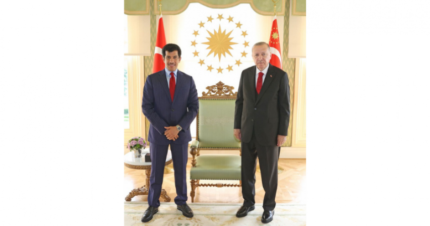 President of Turkey meets Qatar Envoy