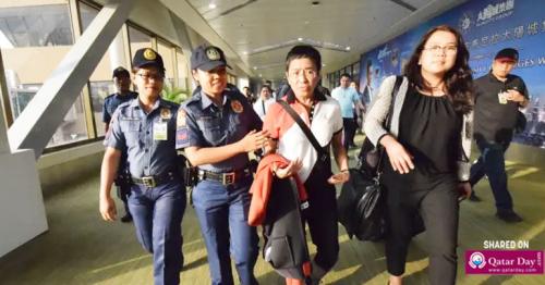 Editor of Philippine website re-arrested on arrival in Manila 
