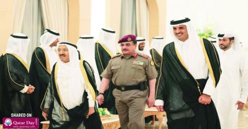 HH the Amir, Kuwait Amir review bilateral ties
