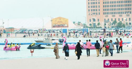 Watersports, boat rides enthral families at Katara
