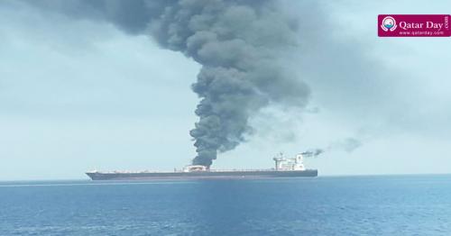 Two oil tankers struck in suspected attacks in Gulf of Oman: shipping firms
