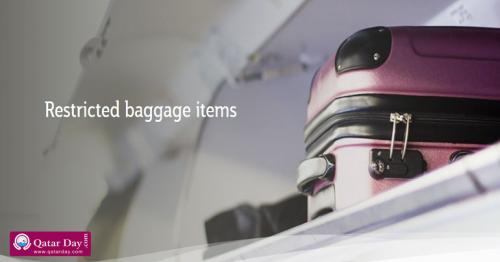 Restricted baggage items while traveling to Qatar