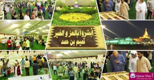 10 Tons of fresh local dates sold on first day of 4th local dates festival at souq waqif