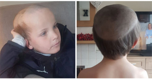 Five-Year-Old Given Hilarious ‘Old Man’ Haircut By Brother In Isolation