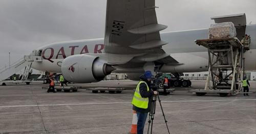 Qatar Airways carrying COVID-19 medical equipment touches down at Shannon Airport