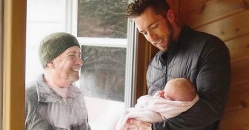 Covid-19: Grandfather Walks 6 Km To See Newborn Granddaughter Through Window