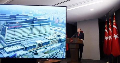 Turkish President opens giant city hospital in Istanbul to fight Covid-19